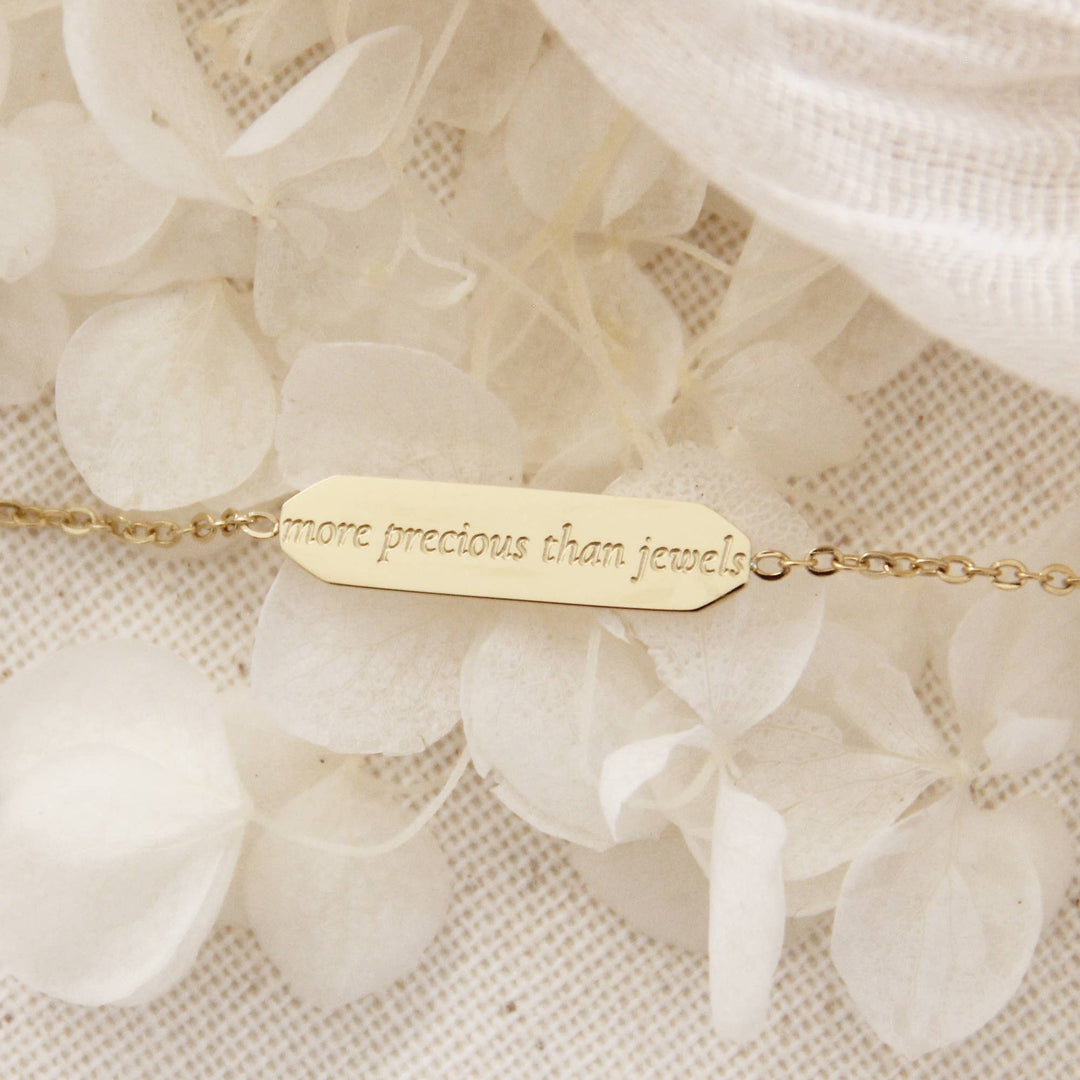 Proverbs 31 Gold Bracelet | Women's Christian Bracelet