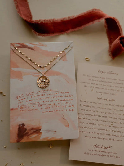 Hope Returns Necklace | Christian Necklace | Dear Heart Jewelry