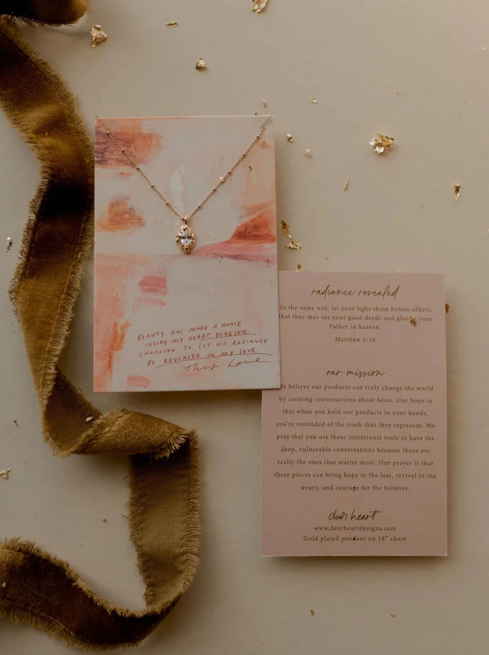Radiance Revealed Necklace | Dear Heart  Jewelry | Christian Necklace