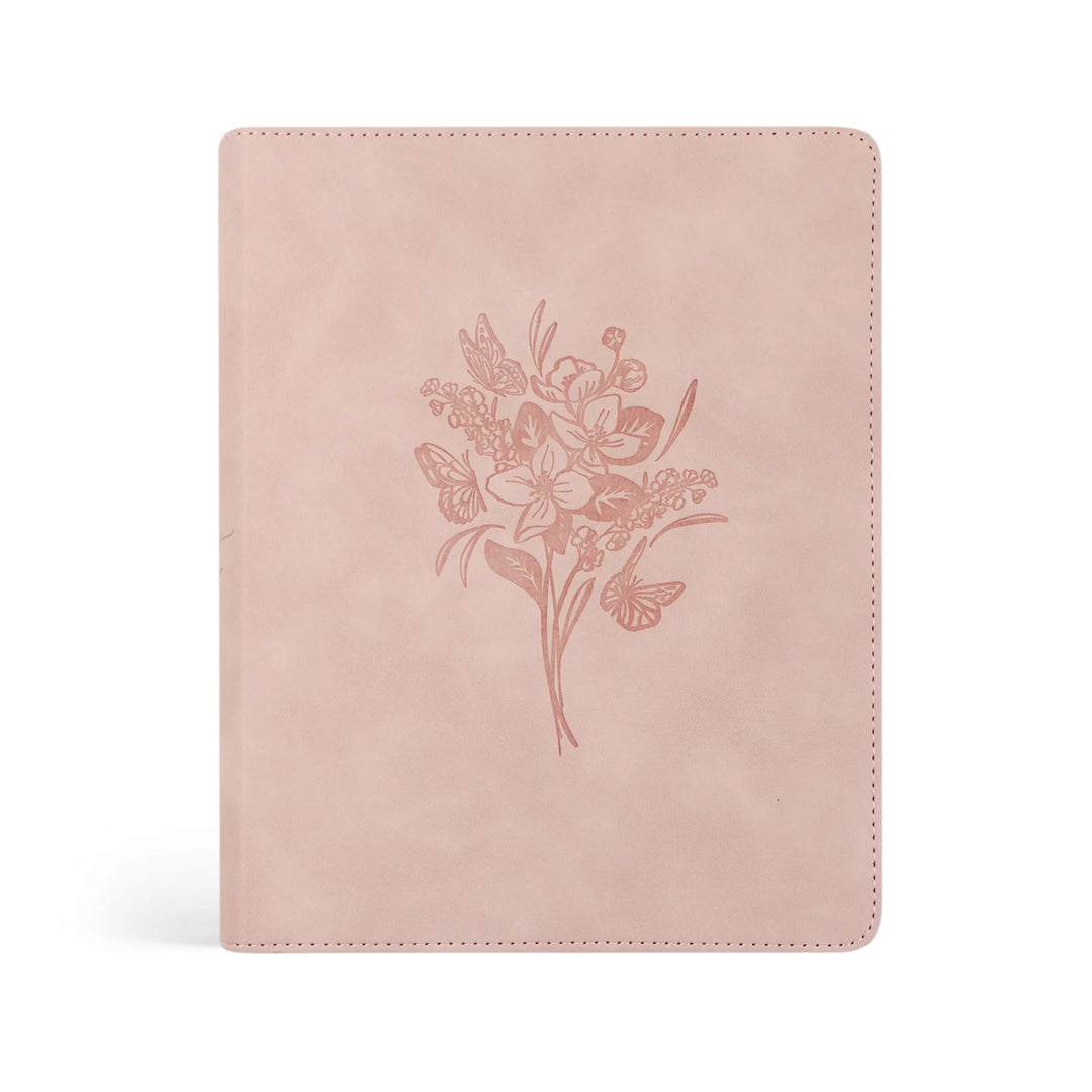 Hosanna Revival ESV Journaling Bible - Shiloh Theme | Beautiful Bible | Pink bible with flowers and butterflies