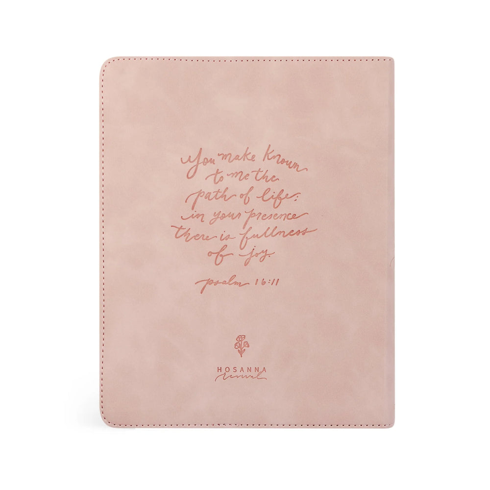 Hosanna Revival ESV Journaling Bible - Shiloh Theme | Beautiful Bible | Pink bible with flowers and butterflies