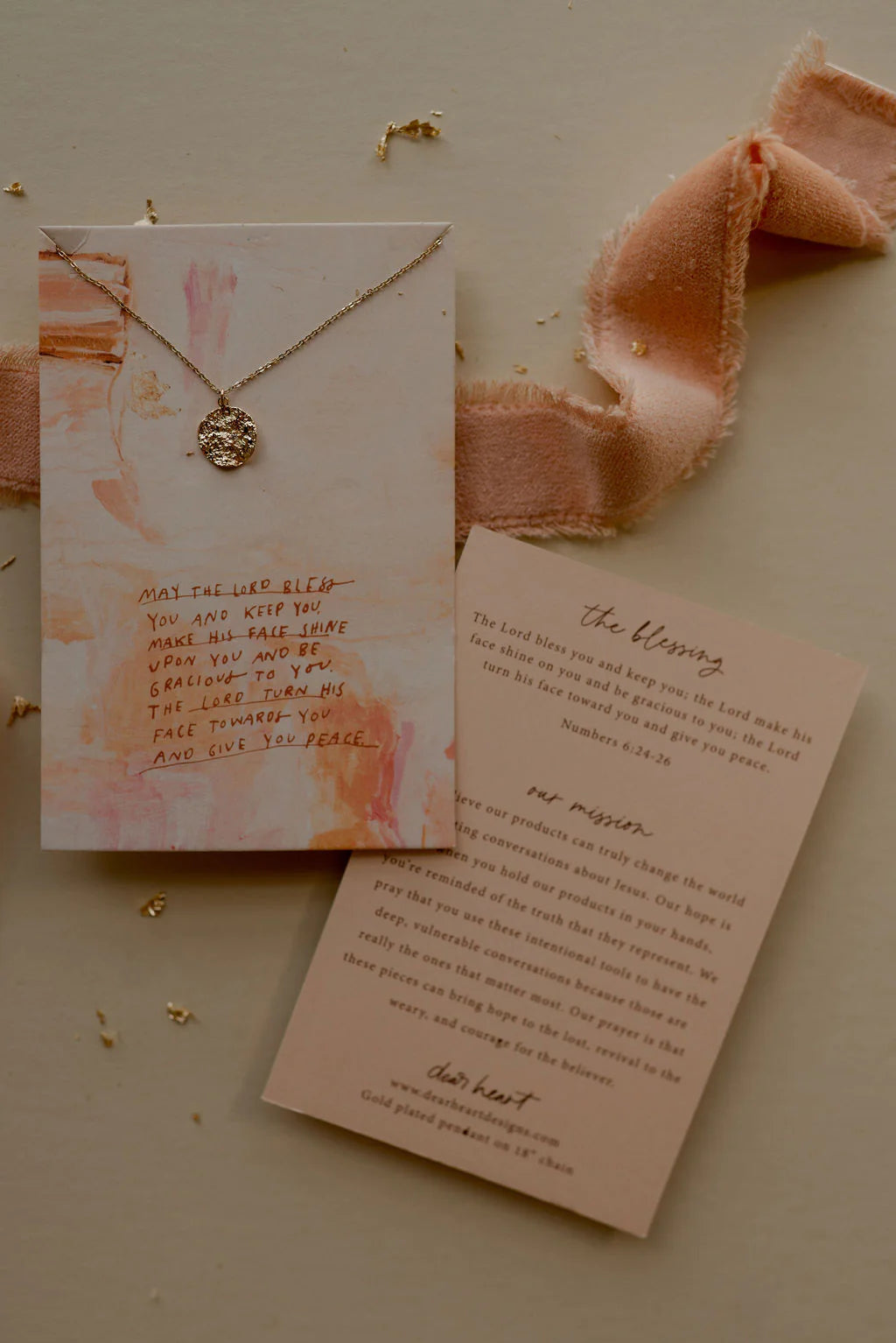 The Blessing Necklace | Christian Necklace | Dear Heart Jewelry