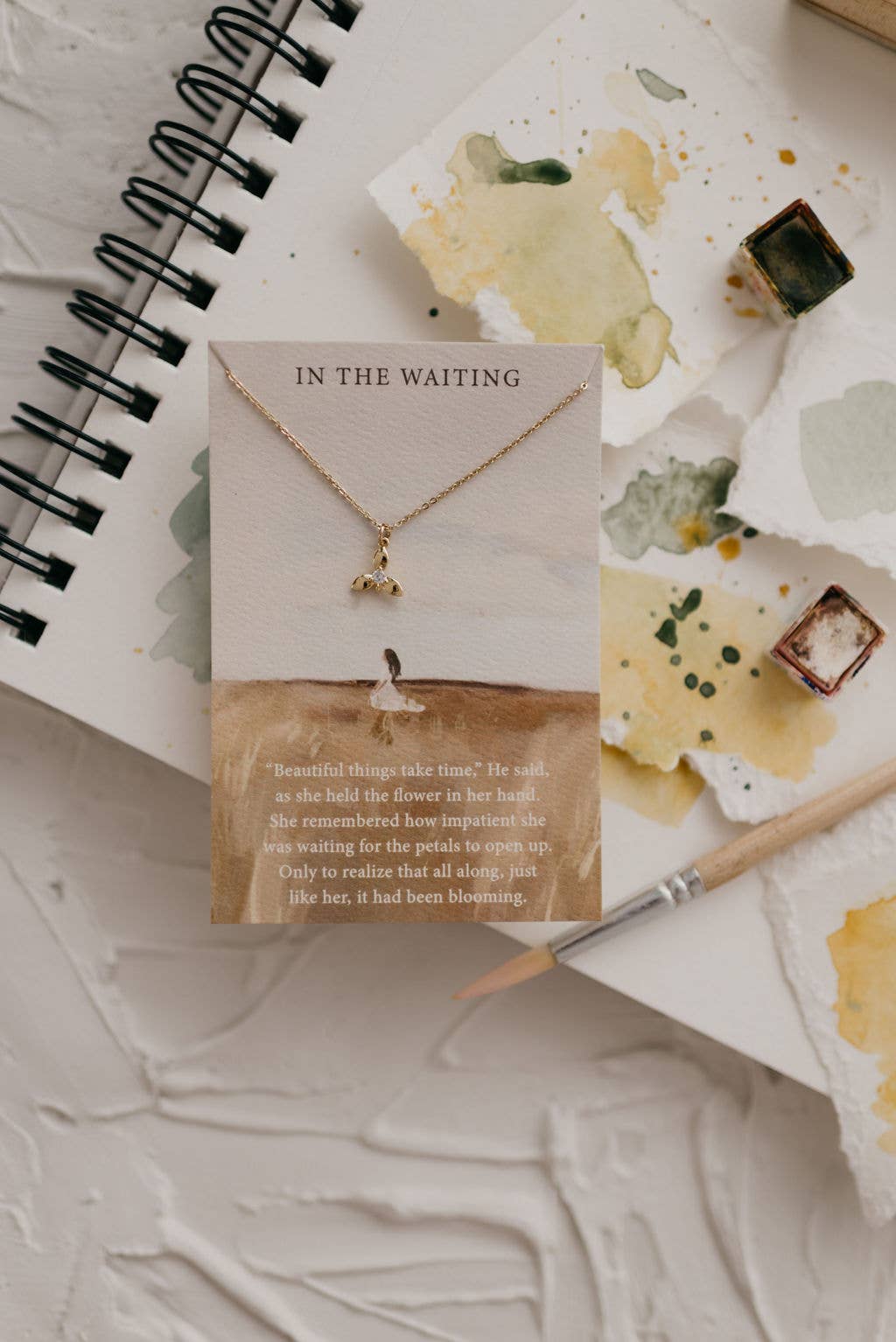 In the Waiting Necklace | Dear Heart Jewelry | Christian Necklace