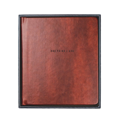 Hosanna Revival Five Year Prayer Journal - One thing I Ask - Stockholm Theme Faux Leather Cover