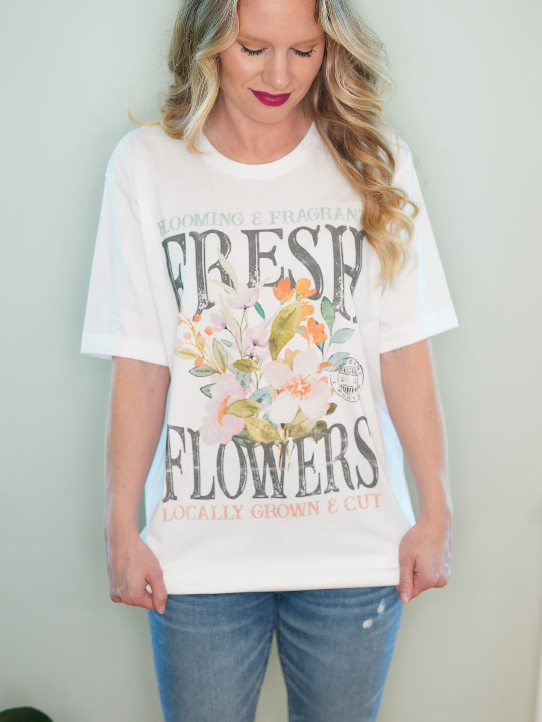 Fresh Flowers Graphic T-shirt