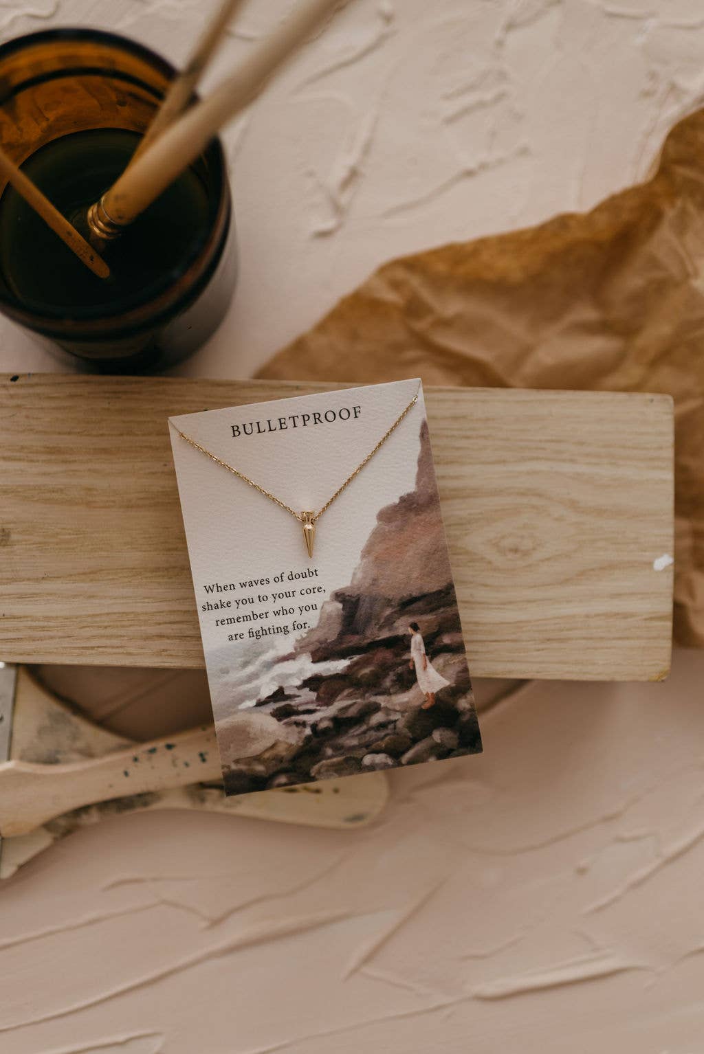 Bulletproof Necklace | Dear Heart Jewelry | Christian Necklace