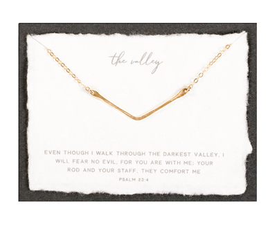 The Valley Necklace | Dear Heart Jewelry | Christian Necklace
