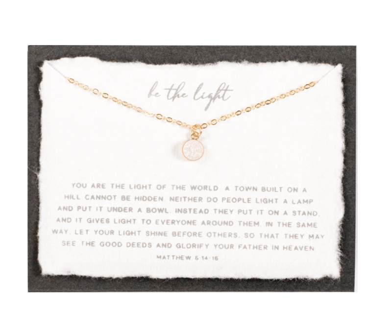 Be the Light Necklace | Dear Heart Jewelry | Christian Necklace
